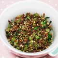 ☆コリー☆'s cooksnap of when they made 麺つゆで簡単味付け♡大根の葉のふりかけ.