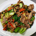 亜矢佳's cooksnap of when they made 青梗菜とキノコ、豚肉中華風炒め.
