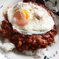 まみちぃ７'s cooksnap of when they made 高野豆腐で量増しキーマカレー☆.