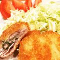 hitomiccoo's cooksnap of when they made 大葉入り♪ミルフィーユかつ.