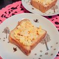 ＊とりこ＊'s cooksnap of when they made 簡単ふわふわ卵トースト.