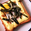 ひよみん's cooksnap of when they made 海苔タマヨトースト.