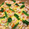 ひまわり６号's cooksnap of when they made ひな祭りに☆海老の散らし寿司.