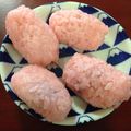 Akiko10128's cooksnap of when they made レンジで簡単☆餅米でさくら餅.