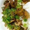 ちｪき♡ひなまま's cooksnap of when they made 茄子としめじの甘いひき肉炒め.