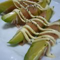 れな犬's cooksnap of when they made アボカドの生ハム巻き.