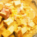 ふくふくしまふくろう's cooksnap of when they made 厚揚げとベーコン小葱の卵とじ.
