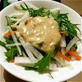 まりなあんとわねっと's cooksnap of when they made 大根＊にんじん＊水菜のうまマヨサラダ.