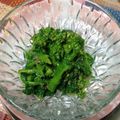 mihane9265's cooksnap of when they made 菜の花のごま和え.