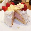 のんちゃんちいちゃん's cooksnap of when they made 水切りヨーグルトで♪苺のレアチーズムース.
