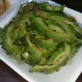 無題ちゃん's cooksnap of when they made 簡単！ゴーヤのおかか炒め.