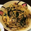 ☆やなすえ☆'s cooksnap of when they made きのベーほうれん草のバター醤油パスタ♡.