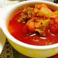 Natsumi☻'s cooksnap of when they made ごろごろ野菜と大豆の和風ミネストローネ.