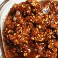aimomomomo's cooksnap of when they made 麺やご飯によく合う♪ごま肉味噌.