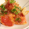 76naru's cooksnap of when they made あと一品♪簡単☆トマトとちくわの卵とじ.