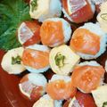 新米給食当番's cooksnap of when they made ひなまつり。てまり寿司2015.