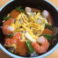 ☆あんこドーナツ☆'s cooksnap of when they made ひな祭り✿ちらし寿司✿ラップで簡単.