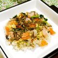 ｍａｒｉ♪'s cooksnap of when they made スモークサーモンでちらし寿司.