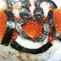 ☆しいたんママ☆'s cooksnap of when they made ひな祭り♡キャラちらし寿司ケーキ.