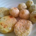 ＊ゅぅゅぅ＊'s cooksnap of when they made かぼちゃ(さつまいも)コロッケ☆.