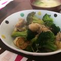 やまこさん's cooksnap of when they made ブロッコリーと鶏肉の塩だれ焼き(∩´∀｀.