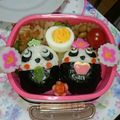 美優鈴♪'s cooksnap of when they made キャラ弁 ⭐ぱんだちゃん ひな祭り.