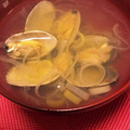 マーチャリー's cooksnap of when they made あさりのお吸い物.
