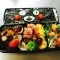 ﾚｪちゃん's cooksnap of when they made 簡単キャラ弁☆顔だけ、くまモン.