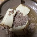 なふにし's cooksnap of when they made ☆お豆腐と豚挽き肉☆簡単煮！.