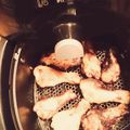serori33's cooksnap of when they made ノンオイルフライヤーでタンドリーチキン.