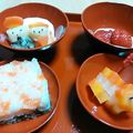 雪乃☆'s cooksnap of when they made 雛祭り桃の節句離乳食御膳（中期〜）.