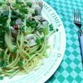 キョク's cooksnap of when they made セロリのにんにくソースパスタ.