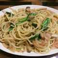 かおりんよっちゃん's cooksnap of when they made ♡しめじとほうれん草のミルク風味パスタ♡.