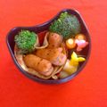 smile-me's cooksnap of when they made キャラ弁に♪　ウインナーでかばさん.