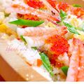 みぃすけママちゃん's cooksnap of when they made ちらし寿司の素を使った海鮮ちらし寿司.