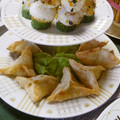 yuki808's cooksnap of when they made 簡単おいしい☆一口餃子サモサ風.