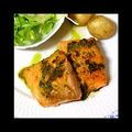 zosanmama's cooksnap of when they made サーモンのバジルソース炒め♪.