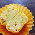 にゃろめ♡'s cooksnap of when they made お弁当に✿春だね洋風卵焼き✿.