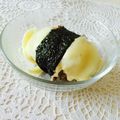komugiko4's cooksnap of when they made ■肉むすびのとろ～りチーズのせ■.
