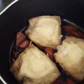 抹茶もつこ's cooksnap of when they made 油揚げ☆たまご巾着.