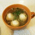ねくいも's cooksnap of when they made 生姜であったか♪鶏団子スープ.