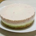 まんちとん's cooksnap of when they made ひな祭りの三色レアチーズケーキ.