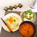 abc345's cooksnap of when they made 押し麦と野菜の味噌トマトスープ.