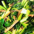 pinkpanda☆'s cooksnap of when they made 小松菜メンマ炒め：お弁当野菜おかず.