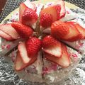 たぼかず's cooksnap of when they made 苺クリームの二段デコレーションケーキ♪.