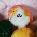 かしこ＆かおちゃん's cooksnap of when they made 妖怪ウォッチ　ジバニャンの手毬寿司.
