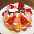 あき66's cooksnap of when they made ひな祭り♡苺のショートケーキ.