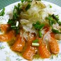 無縛（むばく）'s cooksnap of when they made さっぱり玉ねぎ☆サーモンのカルパッチョ.