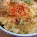 ふ〜にゃんたん's cooksnap of when they made めんつゆで簡単♪甘えびかき揚げうどん.