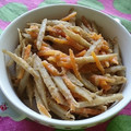 pitoming's cooksnap of when they made ∮ご飯がすすむ～♬ゴボウのみそマヨ炒め∮.